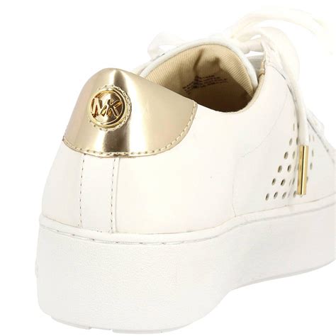 witte michael kors sneakers sale|michael kors white sneakers women's.